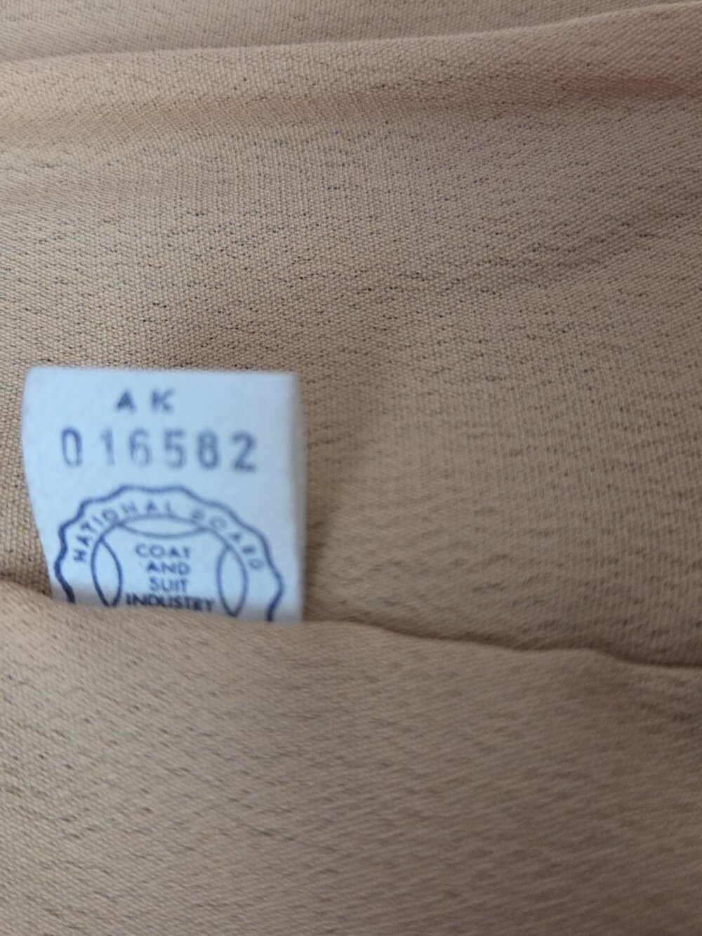 Vintage Camel Colored Wool Suit - Picture 9 of 16